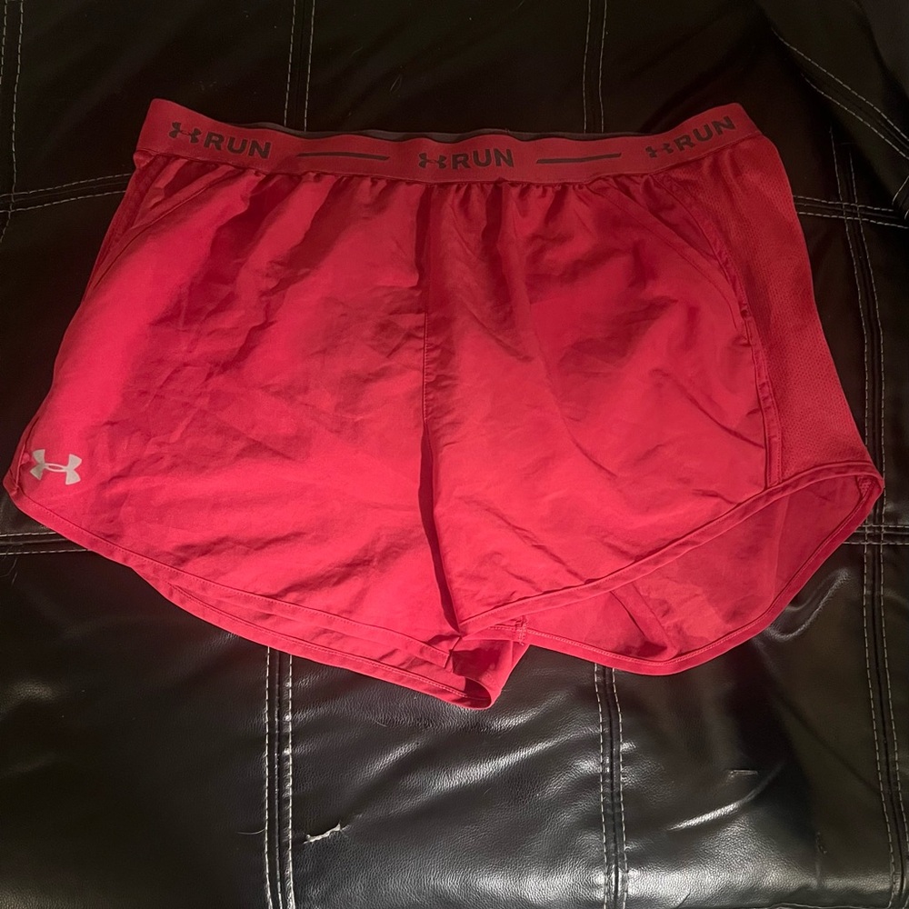 Under Armour Crimson Athletic Shorts